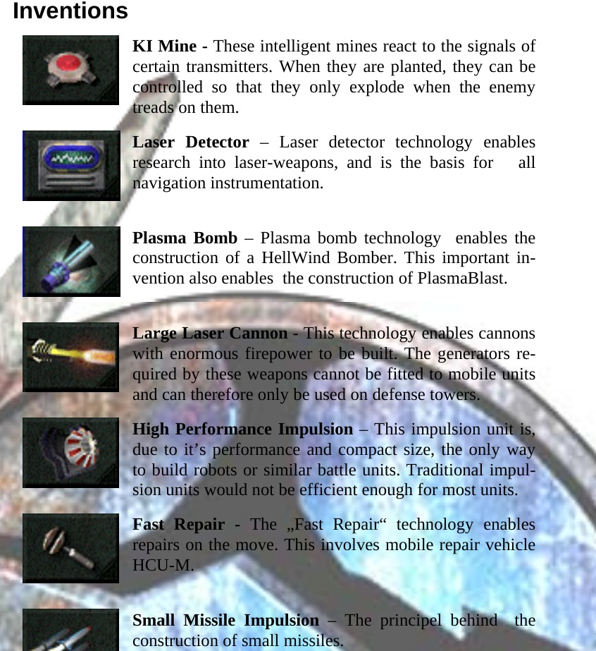 Inventions in E2140 manual!